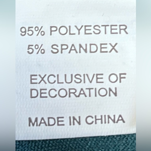 Teal and Gold Women's Dress Size L - Picture 5 of 5